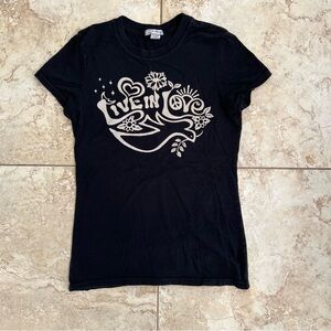 Lucky Brand Black Graphic Tee